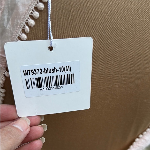 Hello Molly Keep Your Dreams Blush Jacobean Embellished Mini Dress US Size 6 NWT - Picture 11 of 15